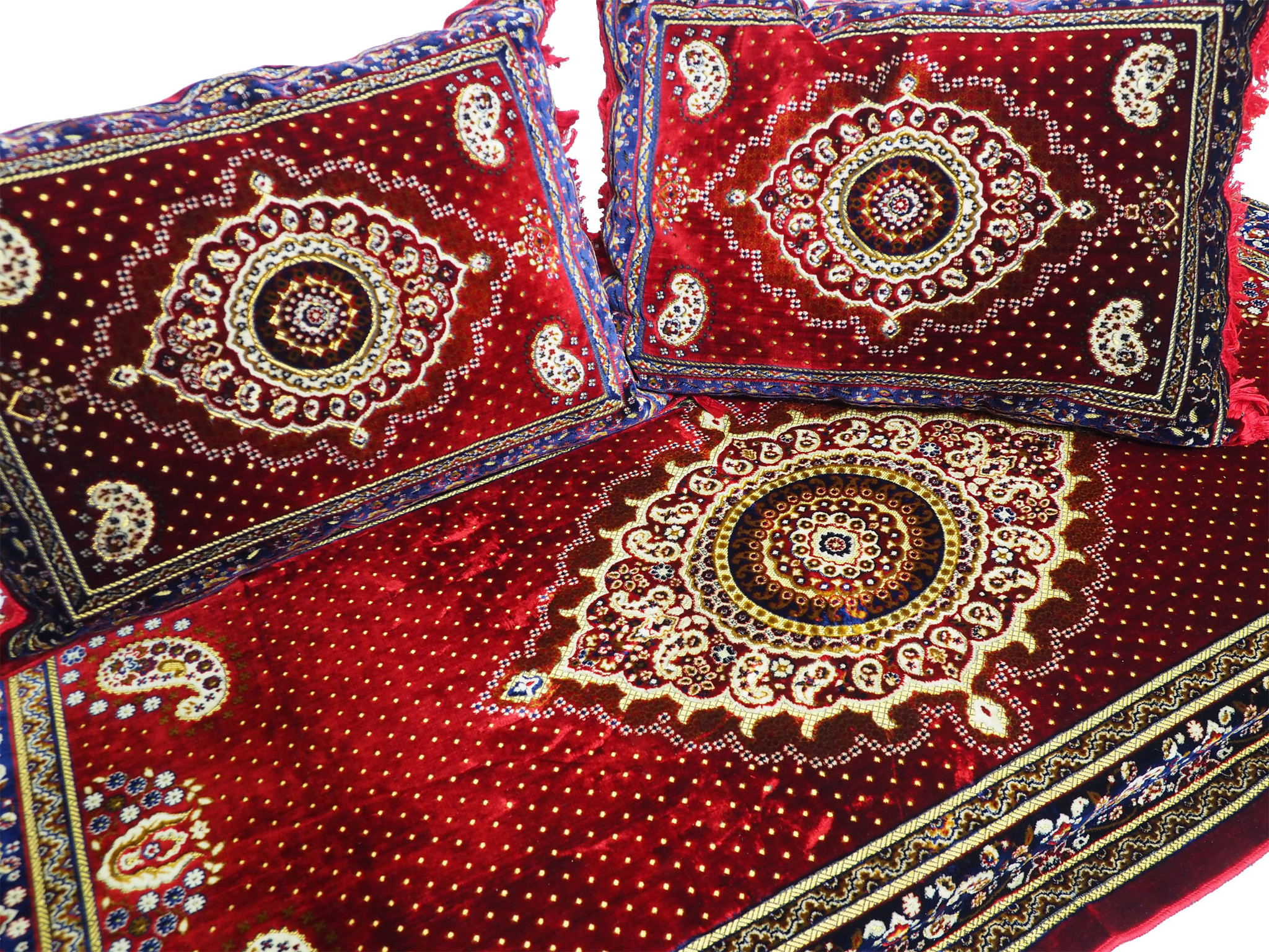 190x75 orient Sitzkissen Matratze Sitzecke Afghan toshak seating mattress (Rot /21) توشک