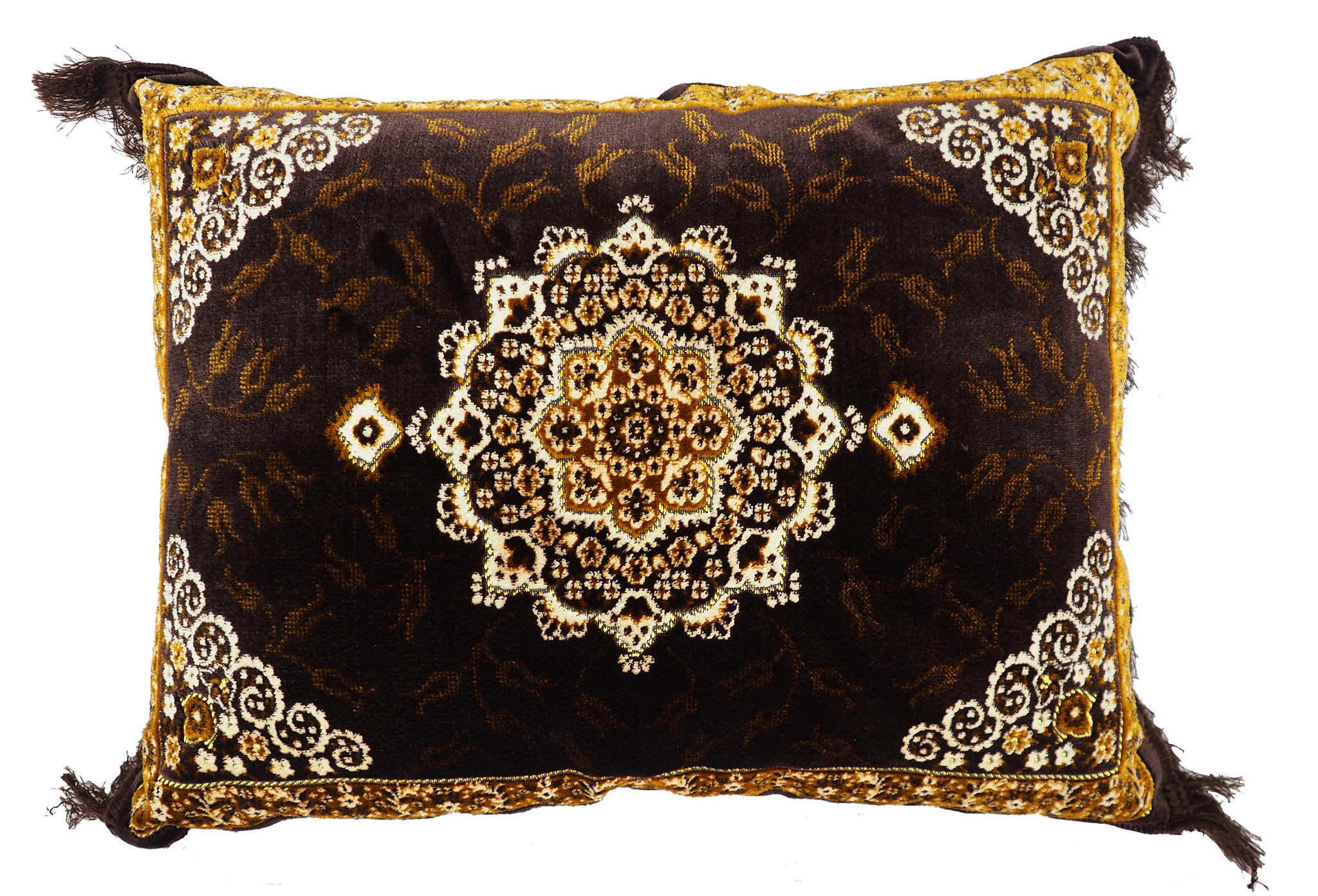 80x58 cm orient Afghan nomad rug seat cushions floor cushion pillow Turkmen 1001 night unit price (brown-2021)