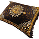 80x58 cm orient Afghan nomad rug seat cushions floor cushion pillow Turkmen 1001 night unit price (brown-2021)