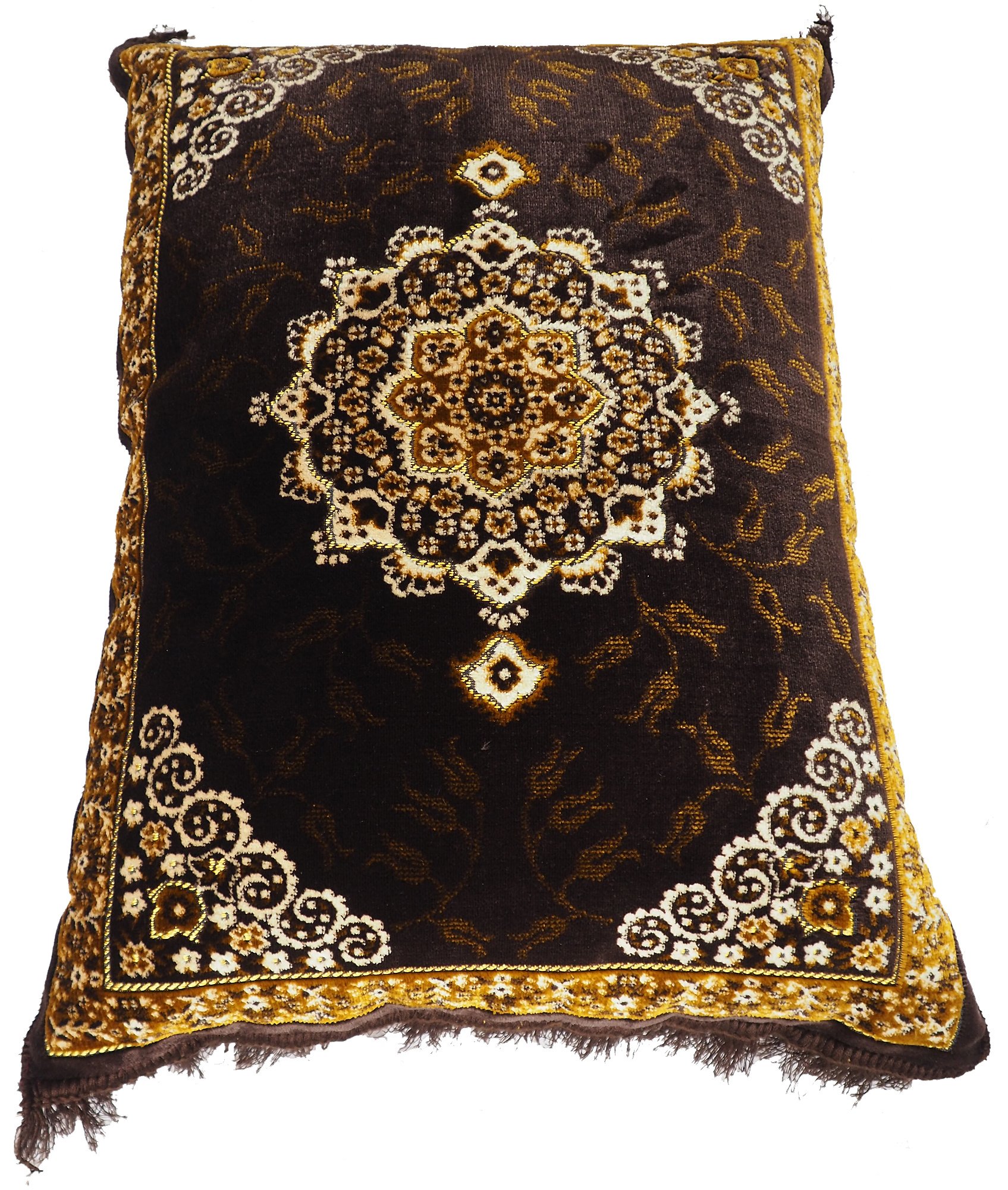 80x58 cm orient Afghan nomad rug seat cushions floor cushion pillow Turkmen 1001 night unit price (brown-2021)