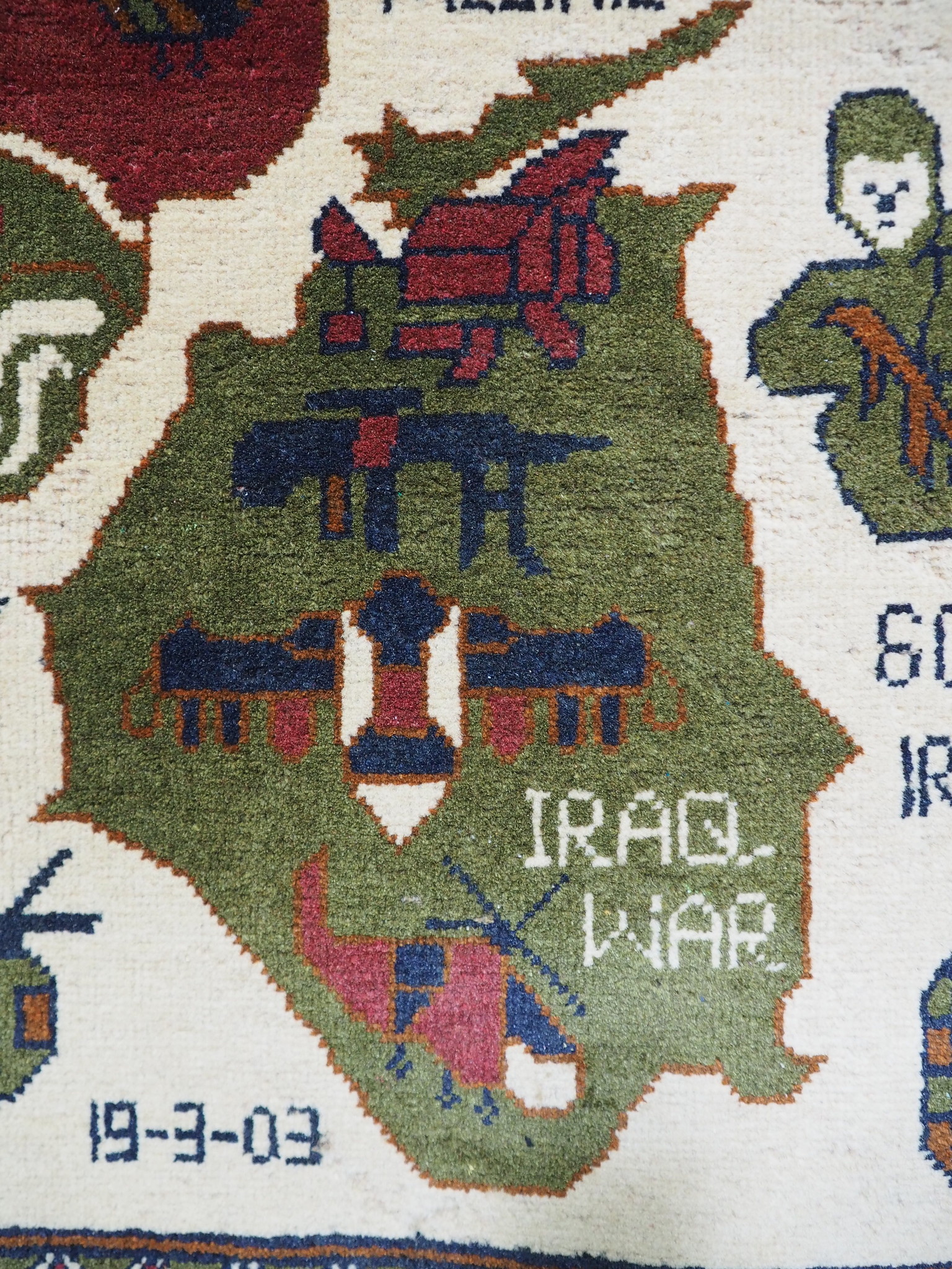 177x79 cm Afghanistan U.S.A 11 september 2001 Newyork world trade center afghan kriegteppich war rug wandteppich orientteppich Nr- WTC 21F