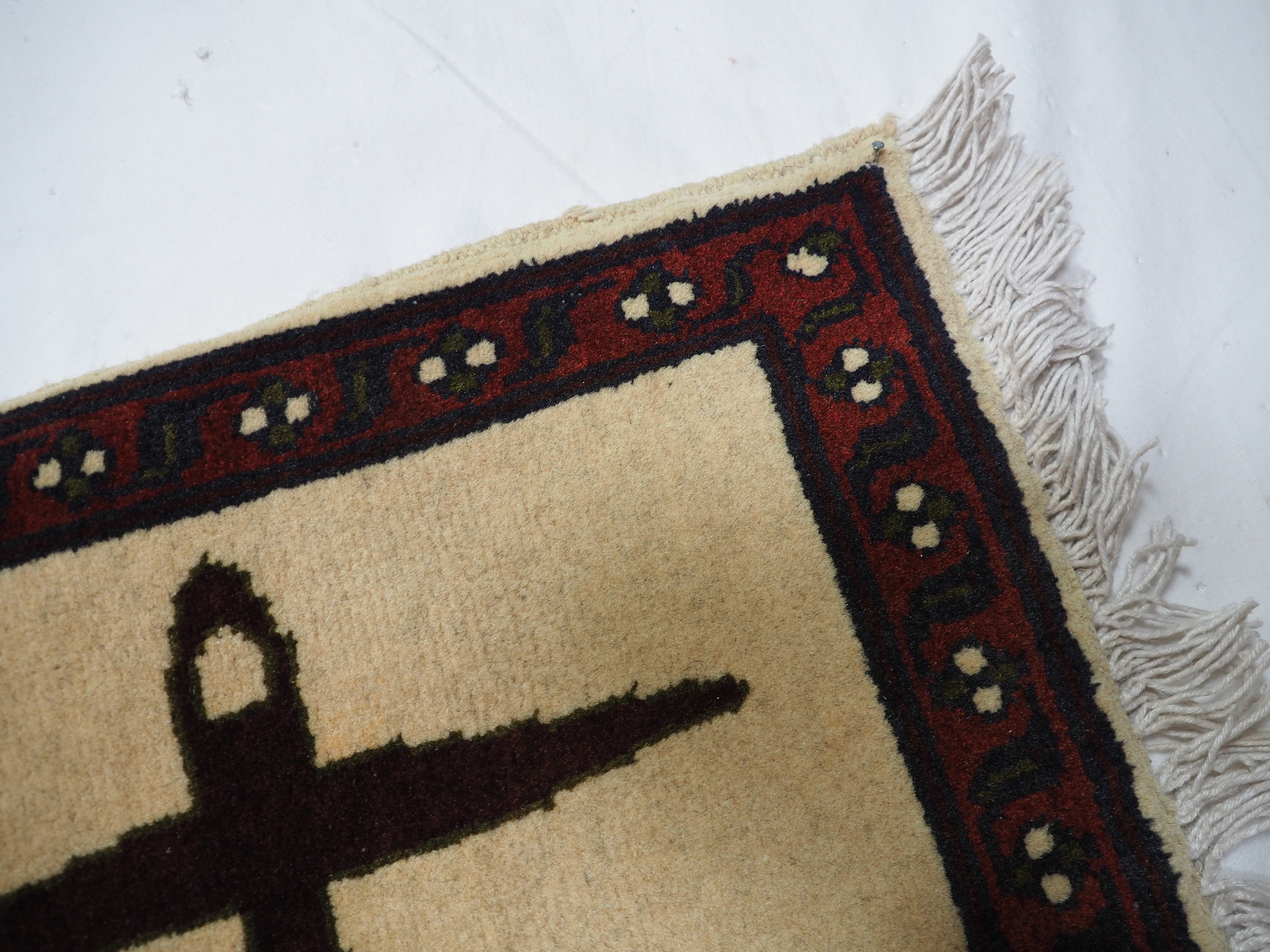 hand-knotted Warrug drone rugs from Afghanistan . No:7570