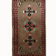 185x92  cm Rare antique oriental hand Knotted Tibetan Khaden sleeping Carpet No:15