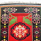 175x90 cm Rare antique oriental hand Knotted Tibetan Khaden sleeping Carpet No:13