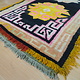 165 x 75 cm Rare antique oriental hand Knotted Tibetan Khaden sleeping Carpet No:5