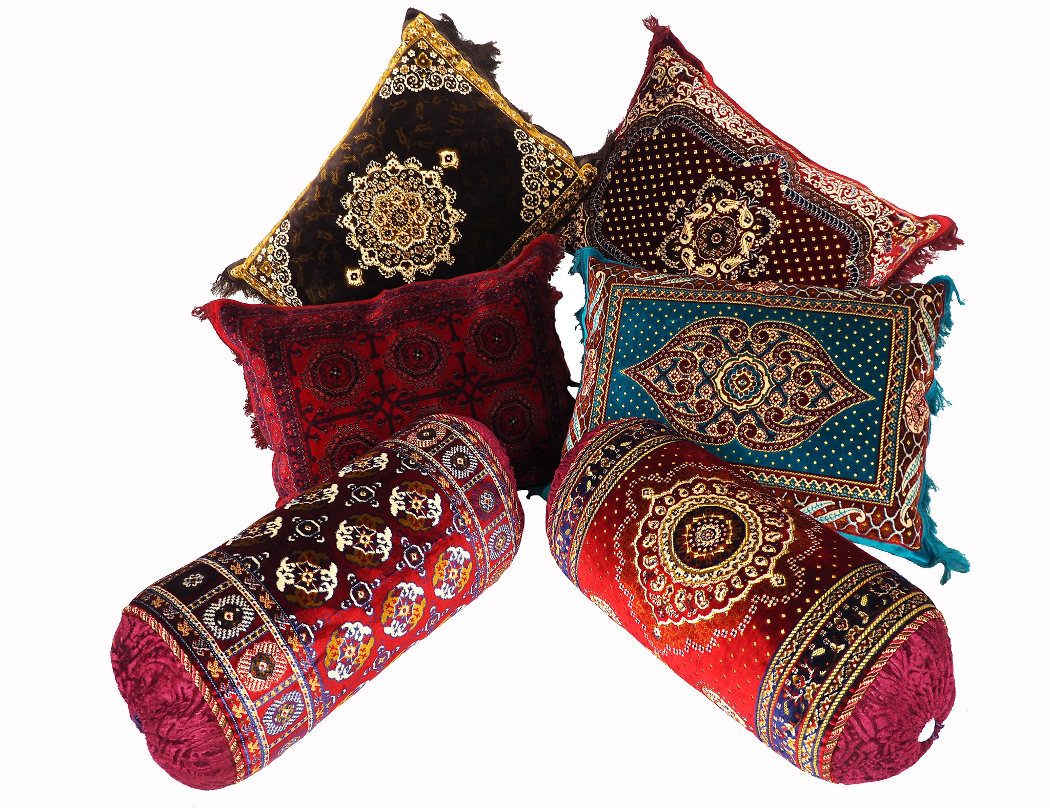 80x58 cm orientalische samtweiche Kissen sitzkissen bodenkissen cushio