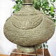 antik ungewöhnlich islamische handgraviert massiv Kupfer Vase als Tischlampe aus Afghanistan ( ohne lampenschirm und Deko artikel Nr:1
