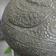 antik ungewöhnlich islamische handgraviert massiv Kupfer Vase als Tischlampe aus Afghanistan ( ohne lampenschirm und Deko artikel Nr:1