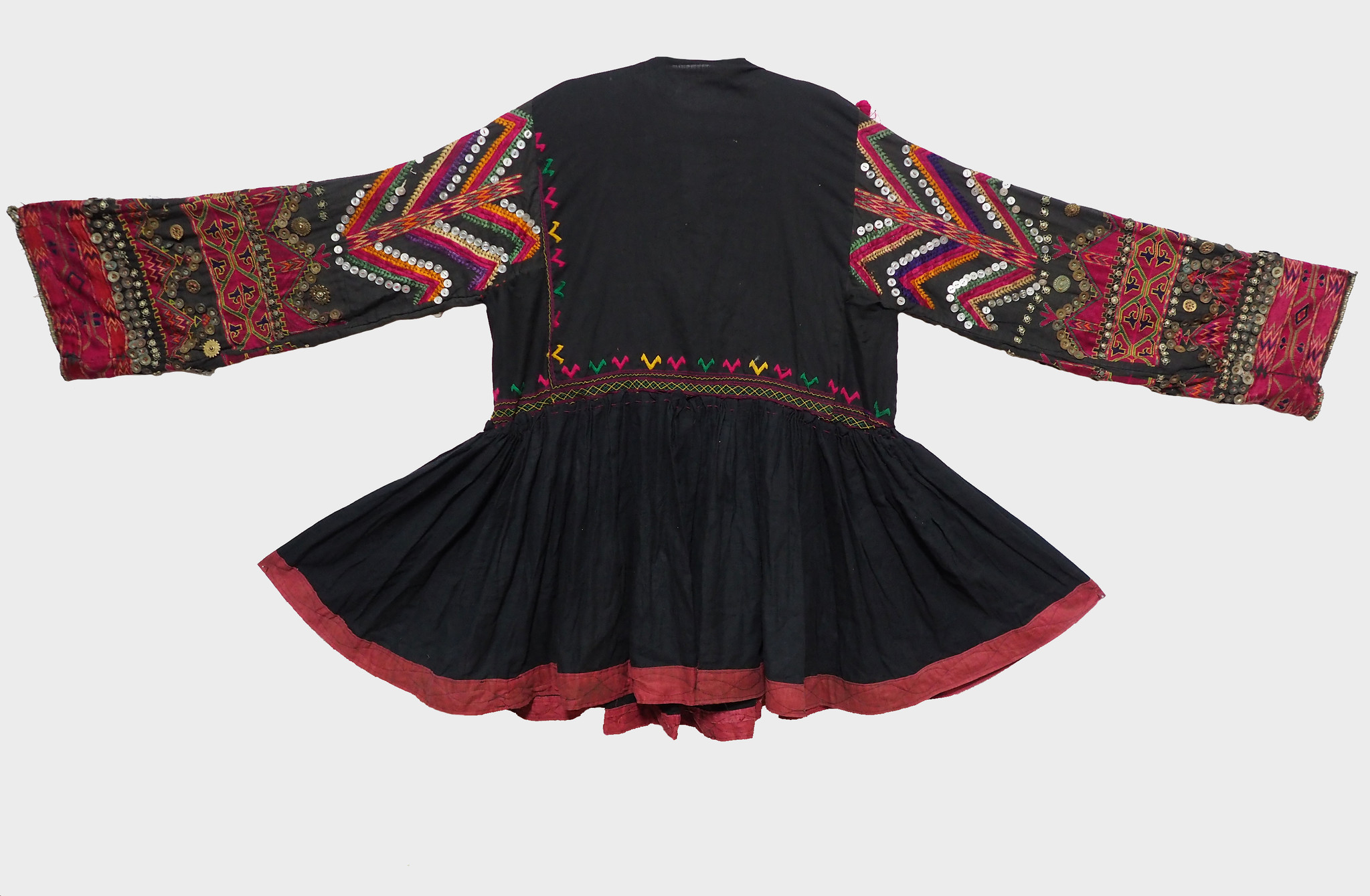 antique original Pakistan Afghanistan nuristan kohistan swat Woman embroidered Dress jumlo No:21/7