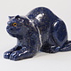 Extravagant Royal blau Lapis lazuli  tier figur briefbeschwere Katze Nr:21/ 6