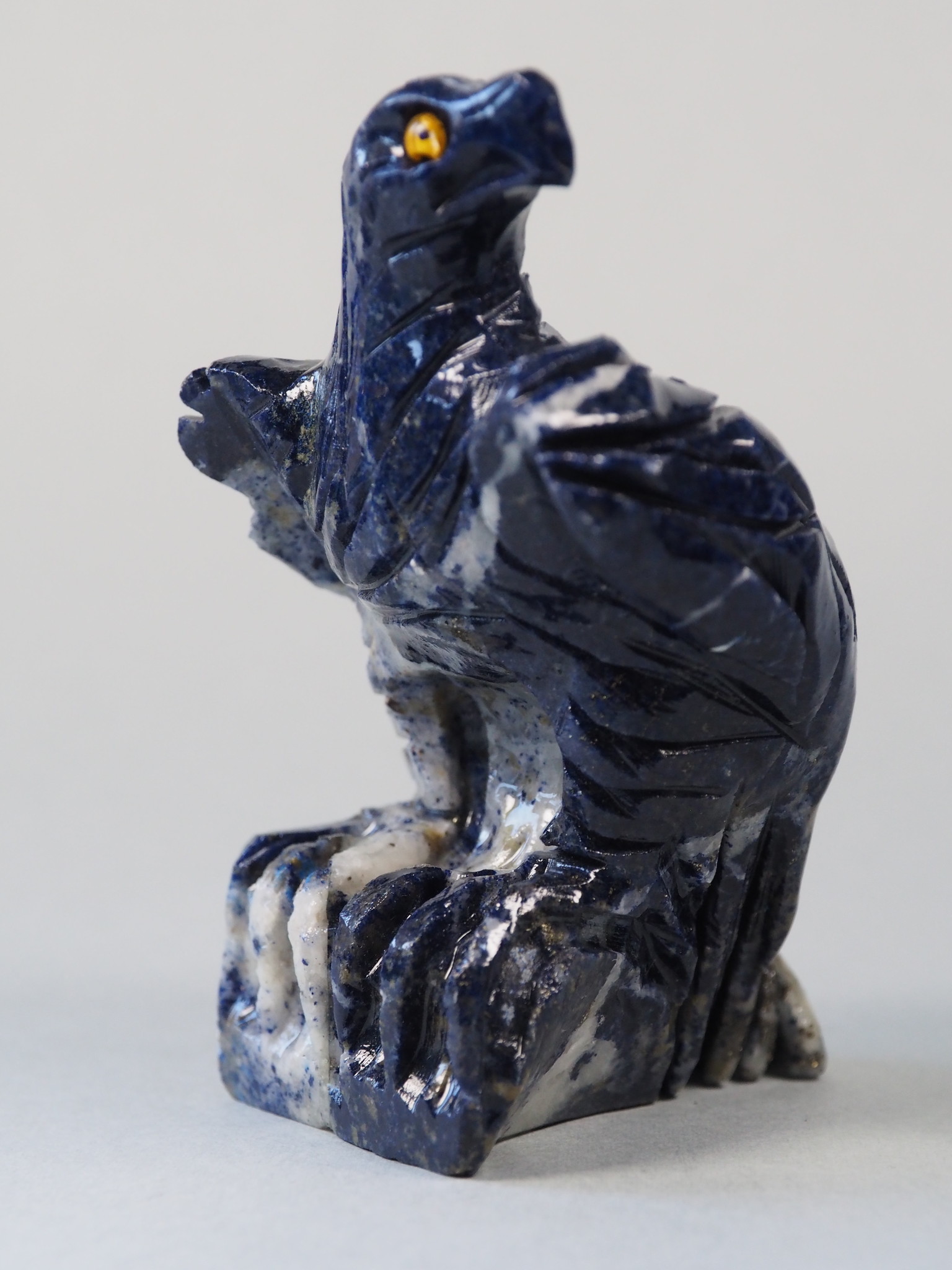 Extravagant Royal blau Lapis lazuli  tier figur briefbeschwere Adler Nr:21/ 10