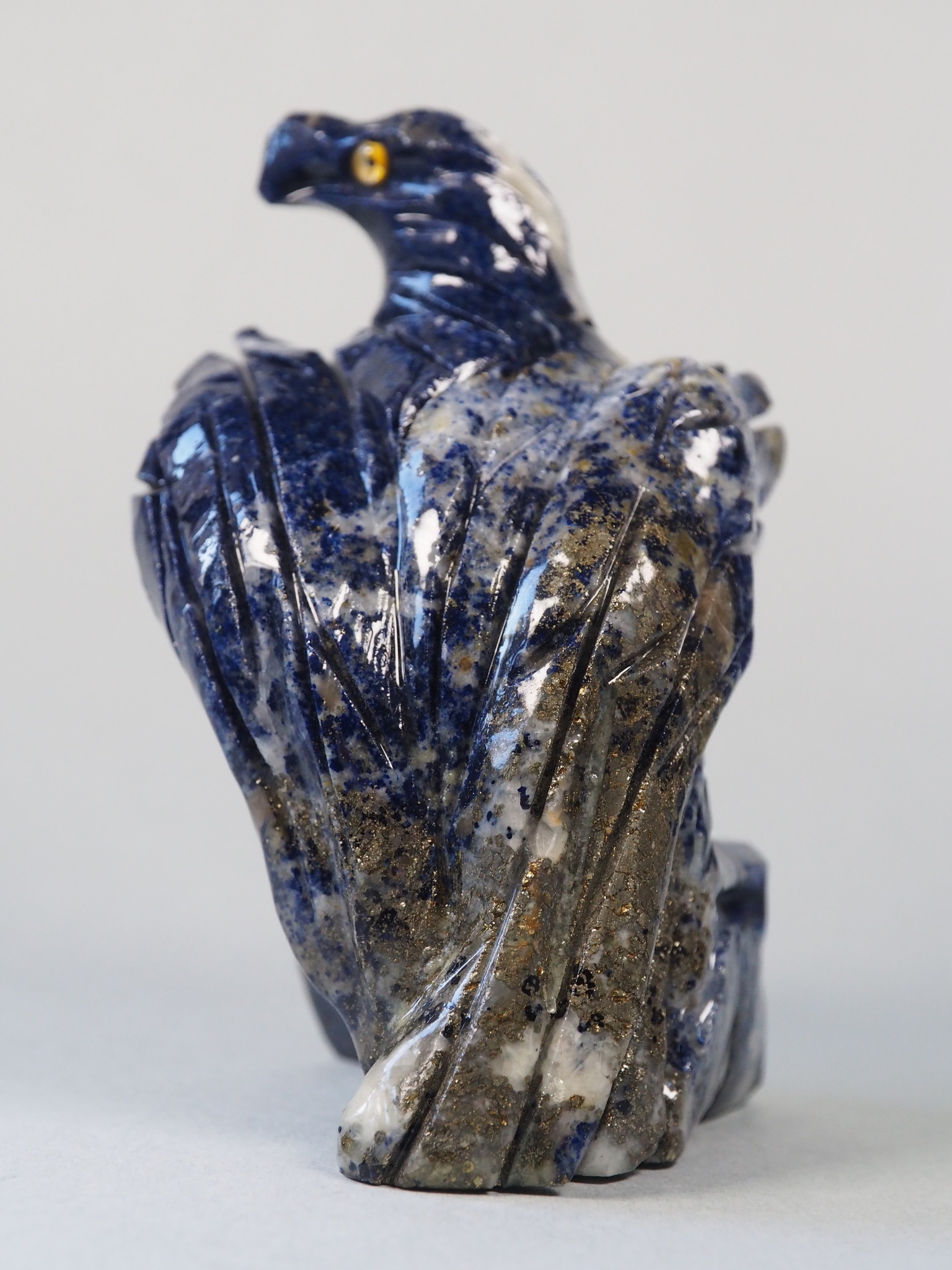 Extravagant Royal blau Lapis lazuli  tier figur briefbeschwere Adler Nr:21/ 10