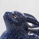 Extravagant Royal blau Lapis lazuli  tier figur briefbeschwere Hase Nr:21/13