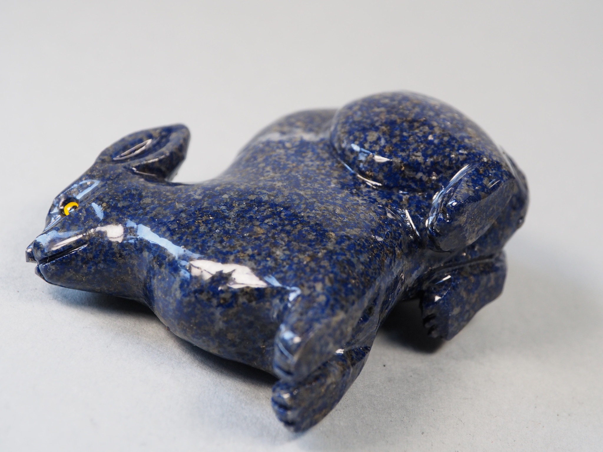 Extravagant Royal blau Lapis lazuli  tier figur briefbeschwere Hase Nr:21/13
