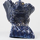 Extravagant Royal blau Lapis lazuli  tier figur briefbeschwere Adler Nr:21/16