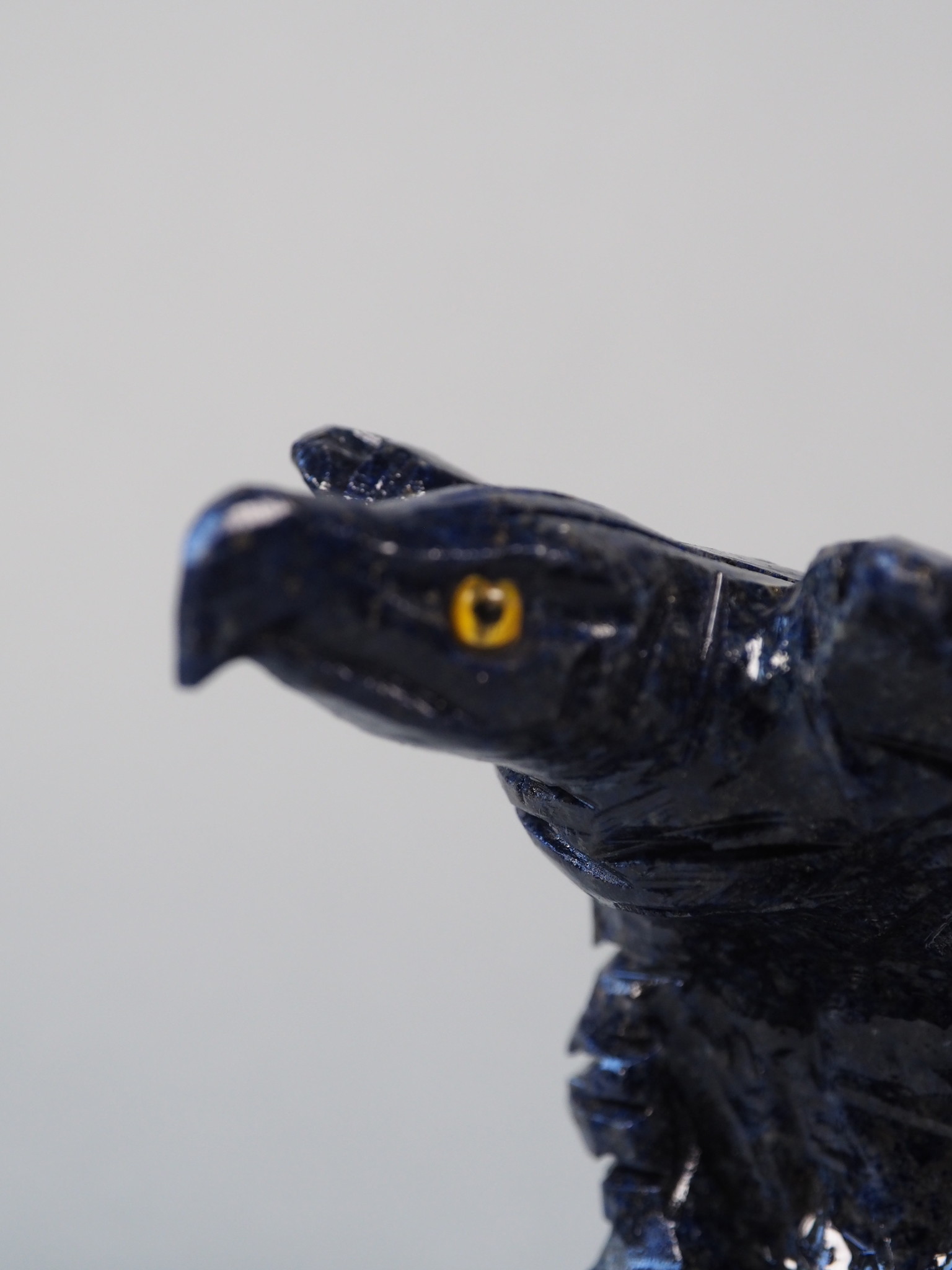 Extravagant Royal blau Lapis lazuli  tier figur briefbeschwere Adler Nr:21/16