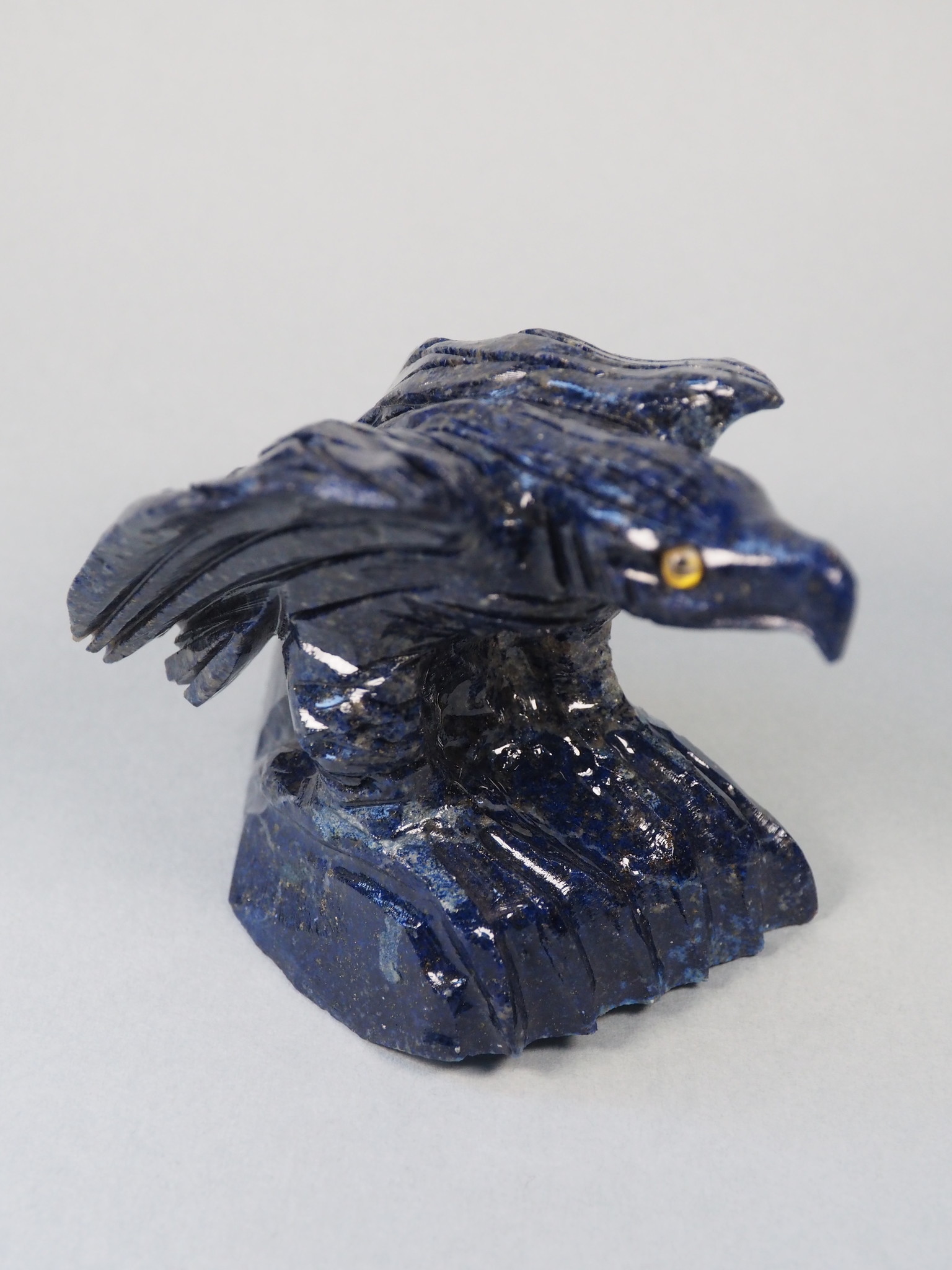 Extravagant Royal blau Lapis lazuli  tier figur briefbeschwere Adler Nr:21/16