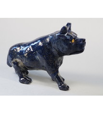 Extravagant Royal blau Lapis lazuli  tier figur briefbeschwere Hund Nr:21/19