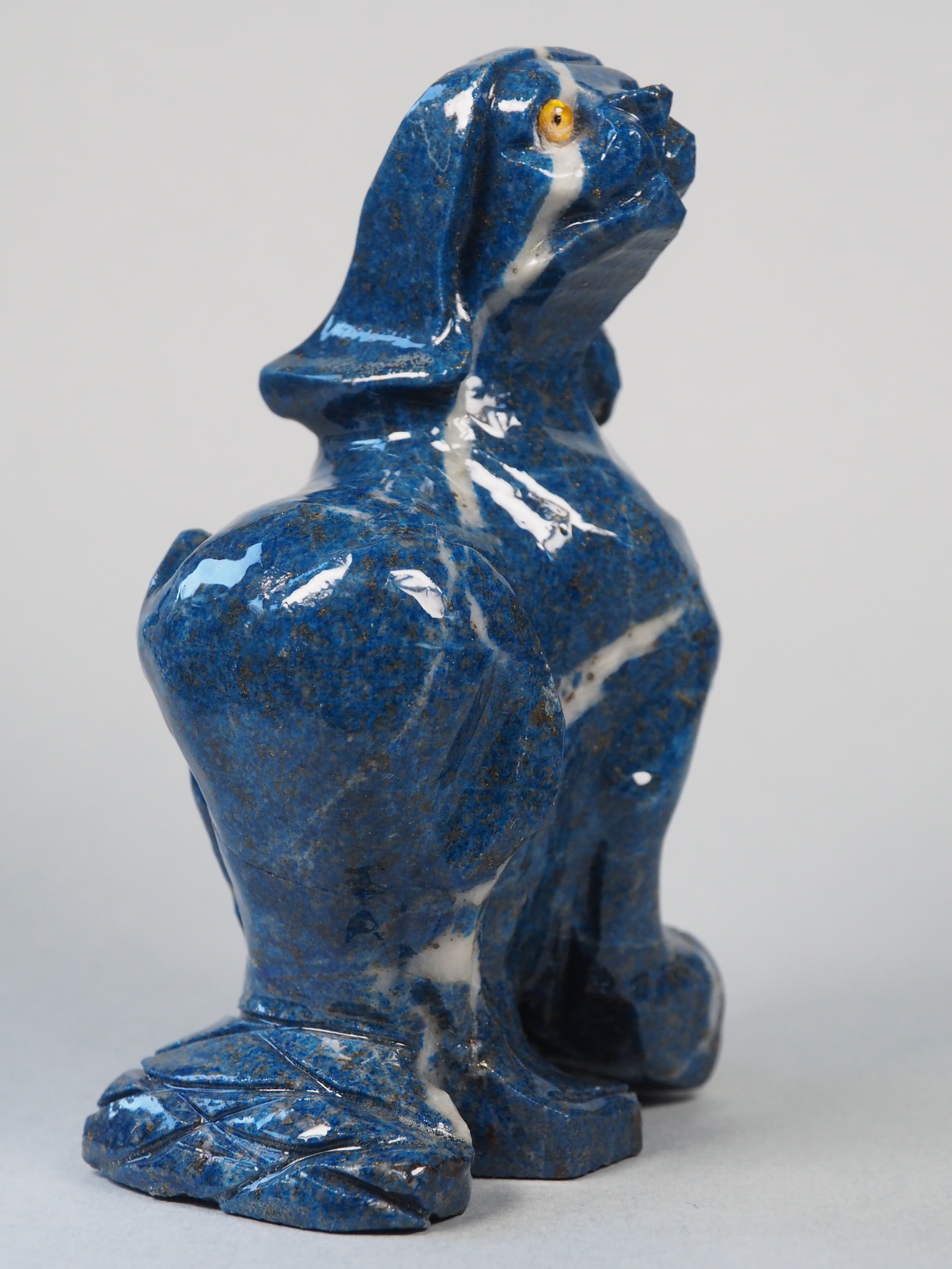 Extravagant Royal blau Lapis lazuli  tier figur briefbeschwere Hund Nr:21/ 23