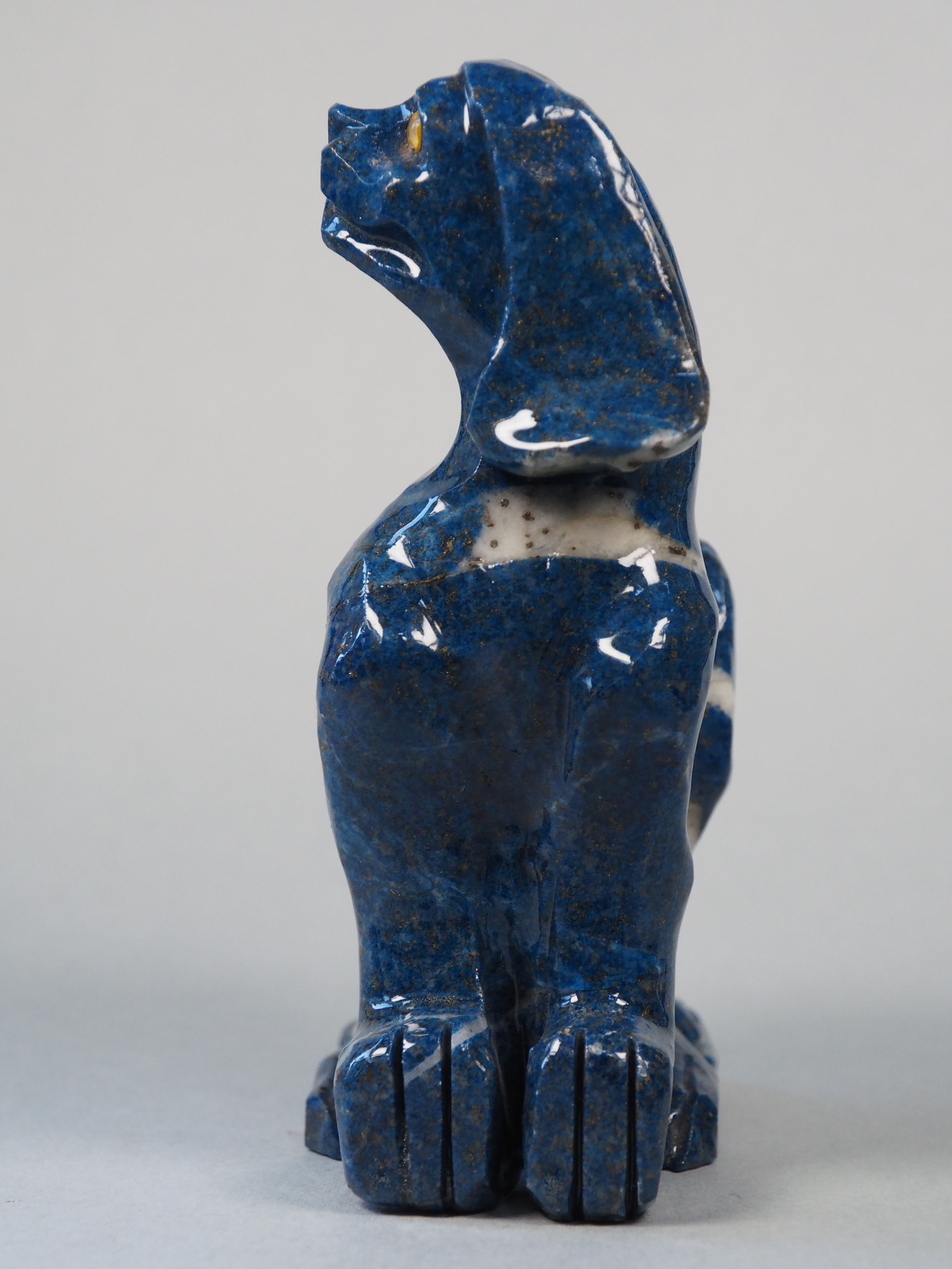Extravagant Royal blau Lapis lazuli  tier figur briefbeschwere Hund Nr:21/ 23