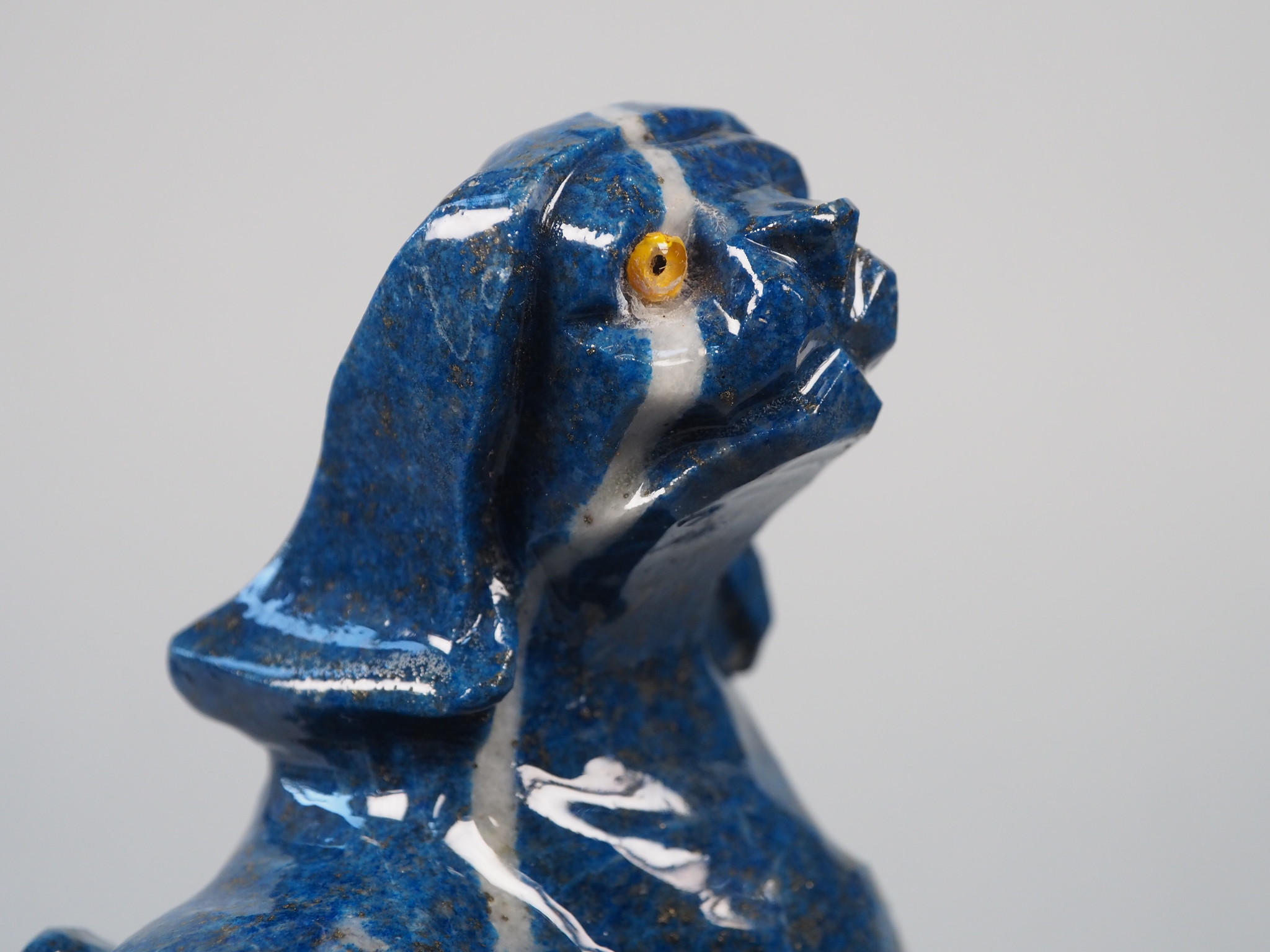 Extravagant Royal blau Lapis lazuli  tier figur briefbeschwere Hund Nr:21/ 23