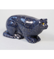 Extravagant Royal blau Lapis lazuli  tier figur briefbeschwere Katze Nr:21/24