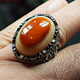 orient Massive silber Augenachat Ring Turkmen Karneol Afghan statement ring aus Afghanistan AQEEQ Nr- WL21/15