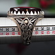 antique handmade Silver Carnelian stone turkmen statement AQEEQ ring from Afghanistan No:WL21/19