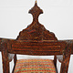 Antique Qajar (khatamkari technique)  chair Persia, 19th Century No: A