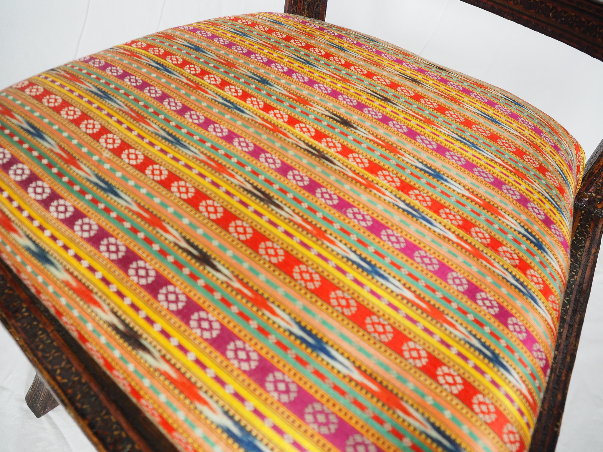 antik islamische Qajar Khatamkari Stuhl Nr:A