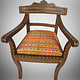 Antique Qajar (khatamkari technique)  chair  , 19th Century No: C