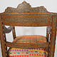 A Qajar (khatamkari technique)  chair Persia, 19th Century No: C