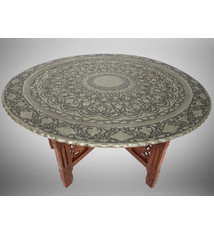 93 Ø antik osmanisch ägyptisch marokkanisch orient Kupfer tablett Teetisch Teller beisteltisch Afghanistan syrien arabische kalligraphie 21/2