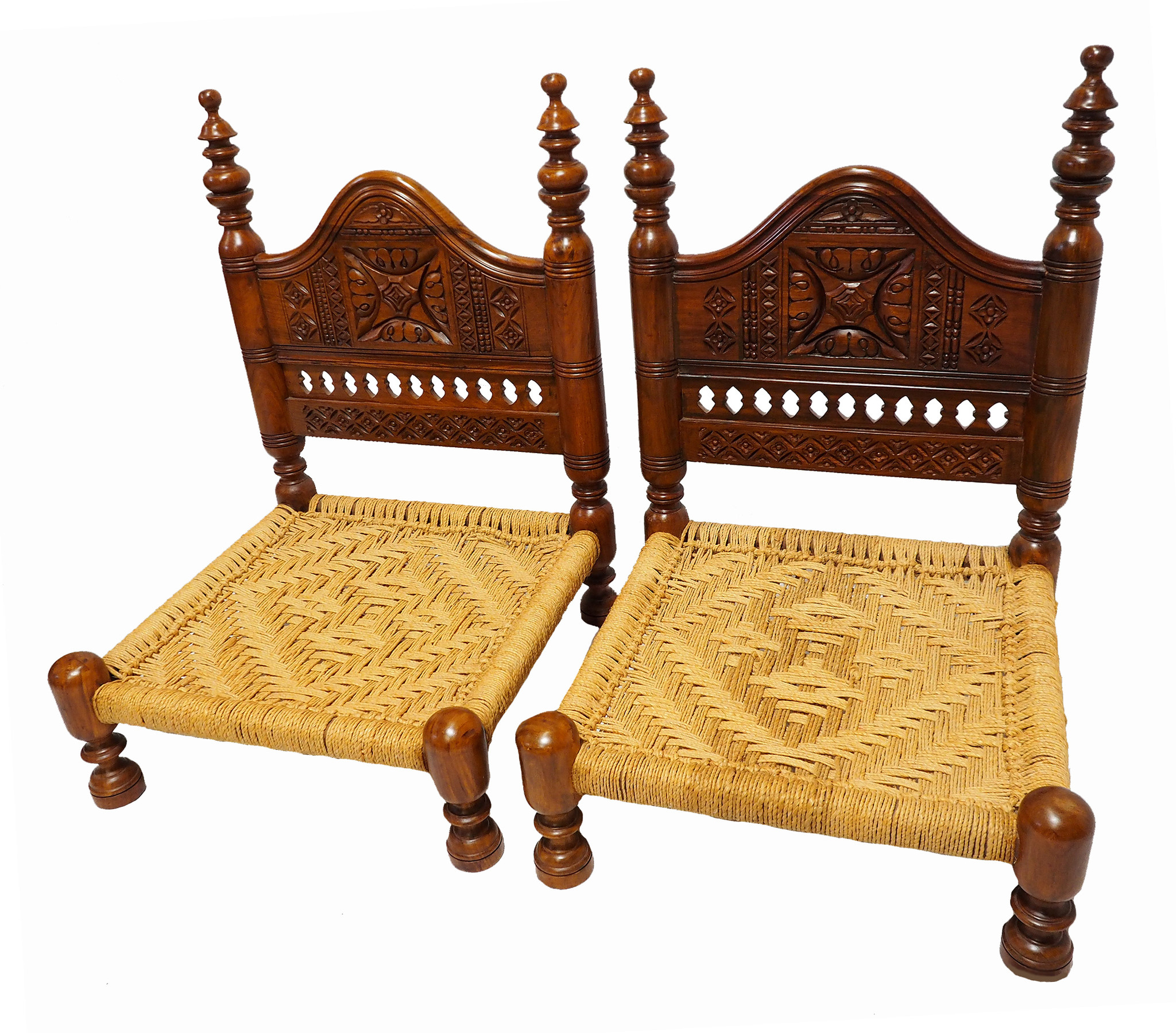 3-teilige orientalische Sitzecke Sofagarnitur Sessel Stuhl Nuristan Afghanistan