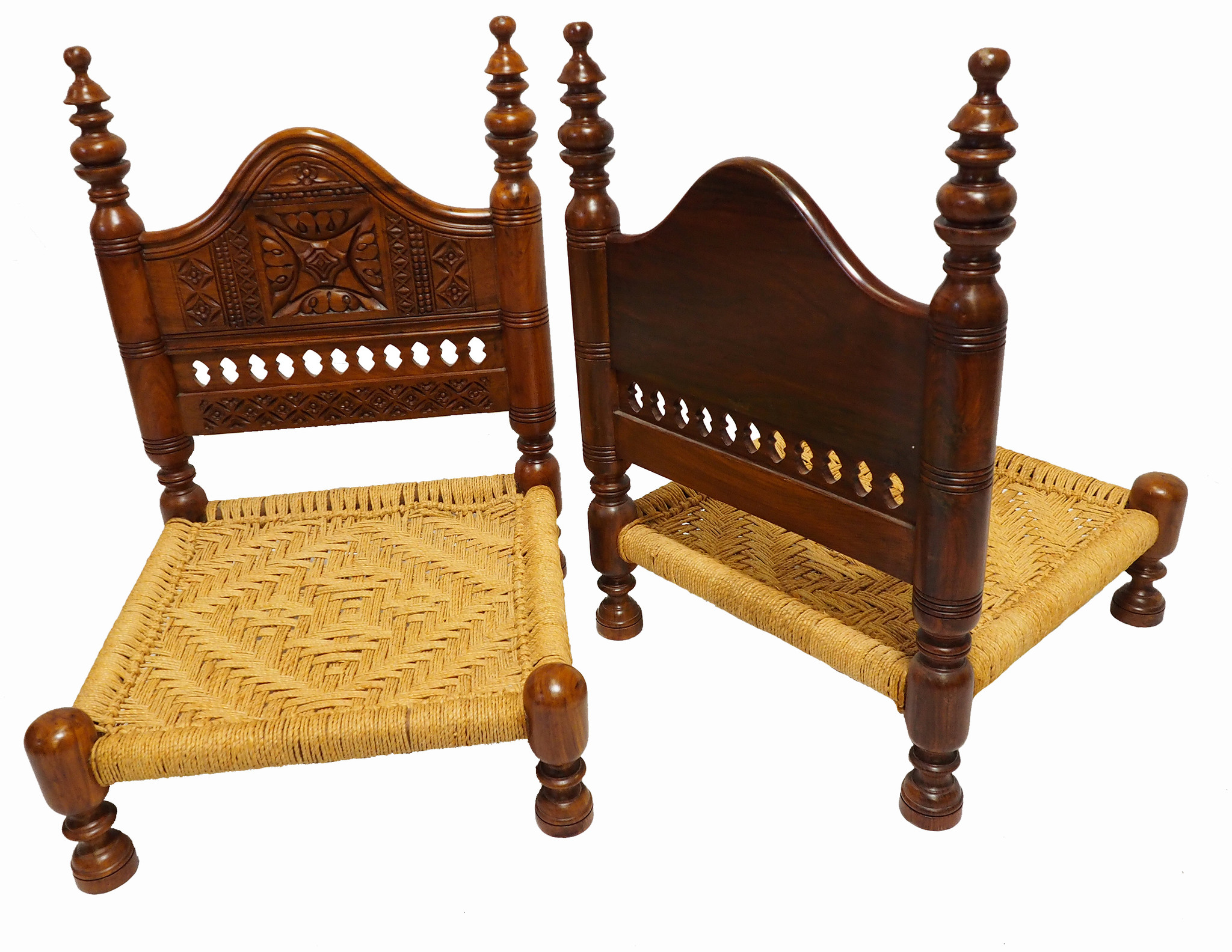 3-teilige orientalische Sitzecke Sofagarnitur Sessel Stuhl Nuristan Afghanistan