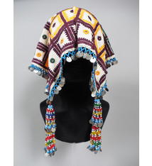 hand embroidered banjara groom wedding headdress Sindh Pakistan. No:21/4