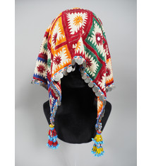 hand embroidered banjara groom wedding headdress Sindh Pakistan. No:21/7