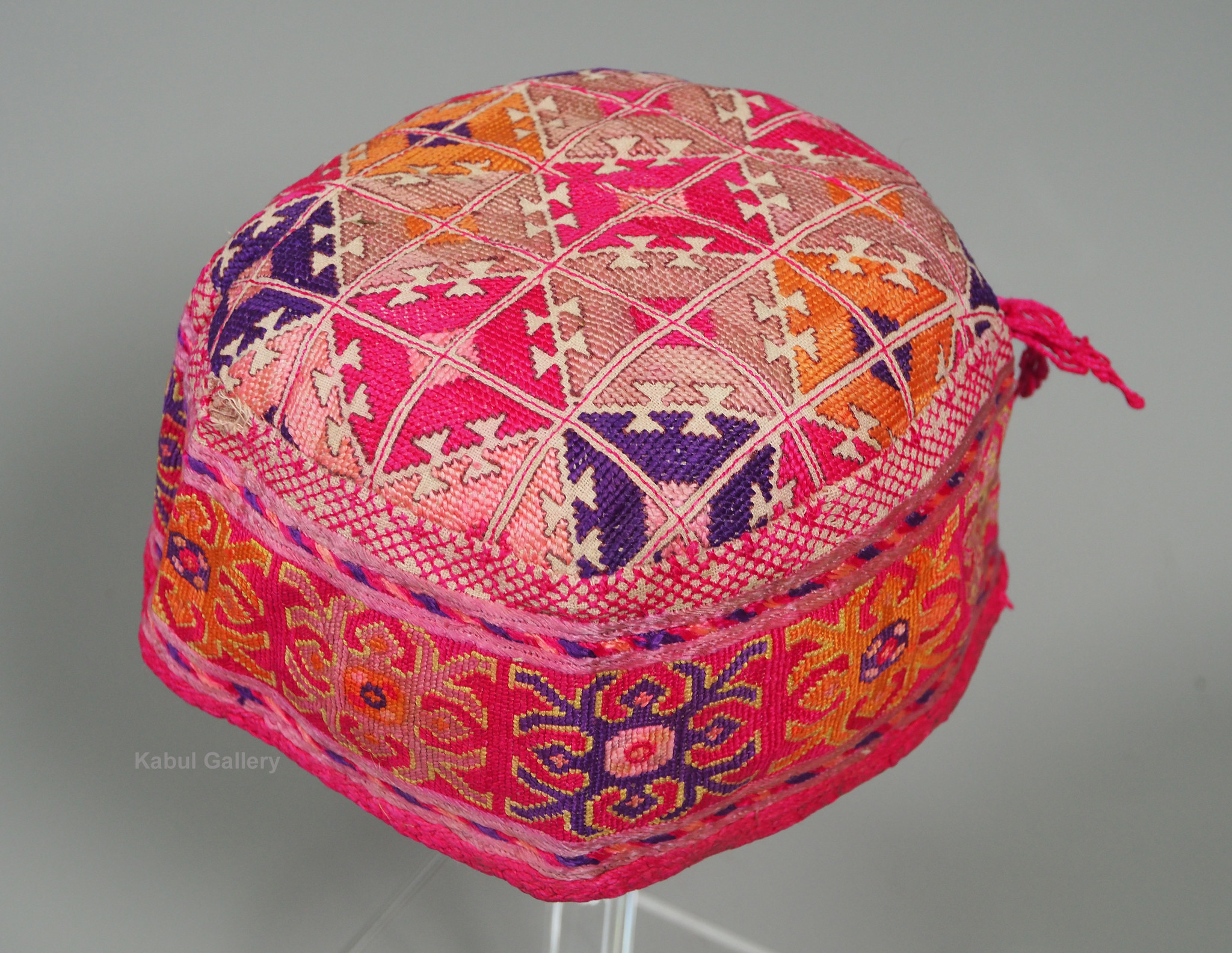 hand embroidered Women’s Caps and Ceremonial Headdress from Gilgit-Baltistan No:21/ D