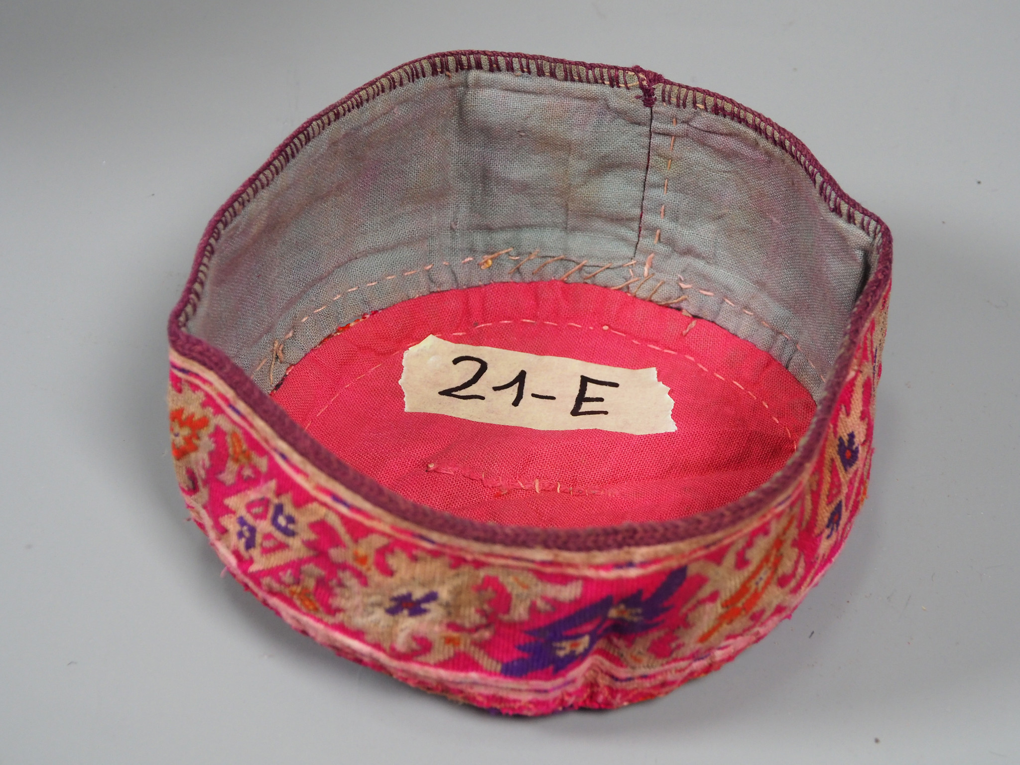 hand embroidered Women’s Caps and Ceremonial Headdress from Gilgit-Baltistan No:21/ E