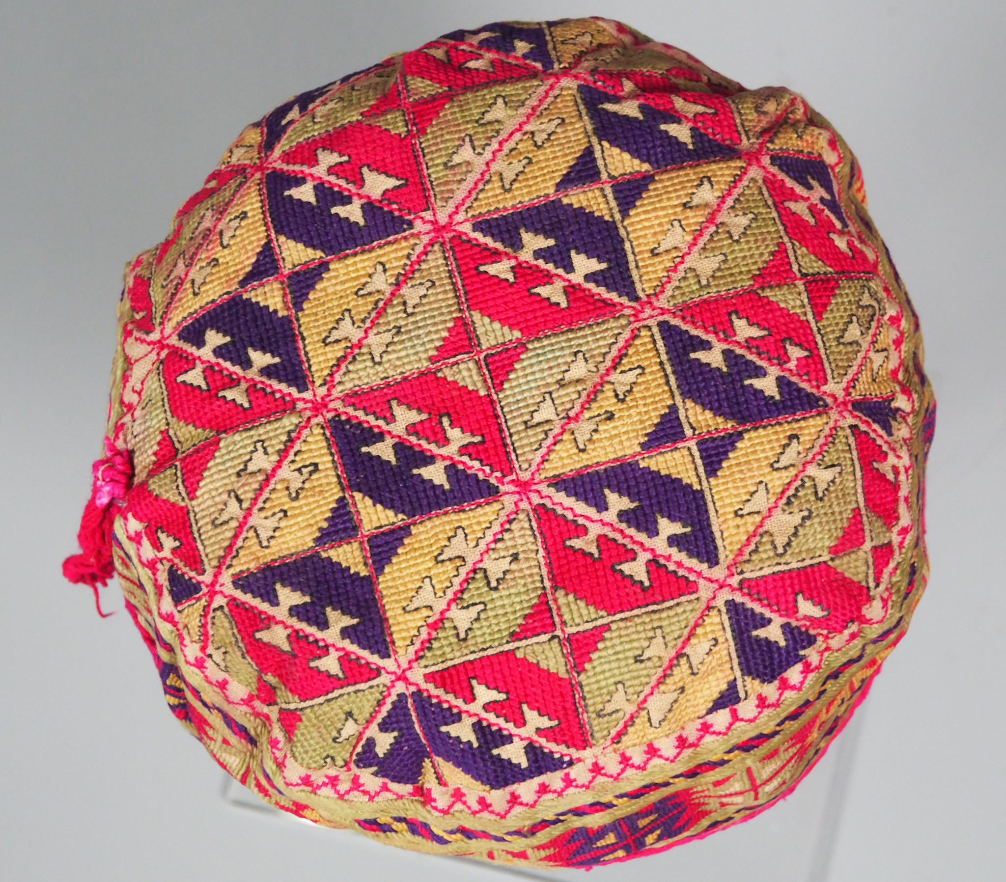 hand embroidered Women’s Caps and Ceremonial Headdress from Gilgit-Baltistan No:21/  F