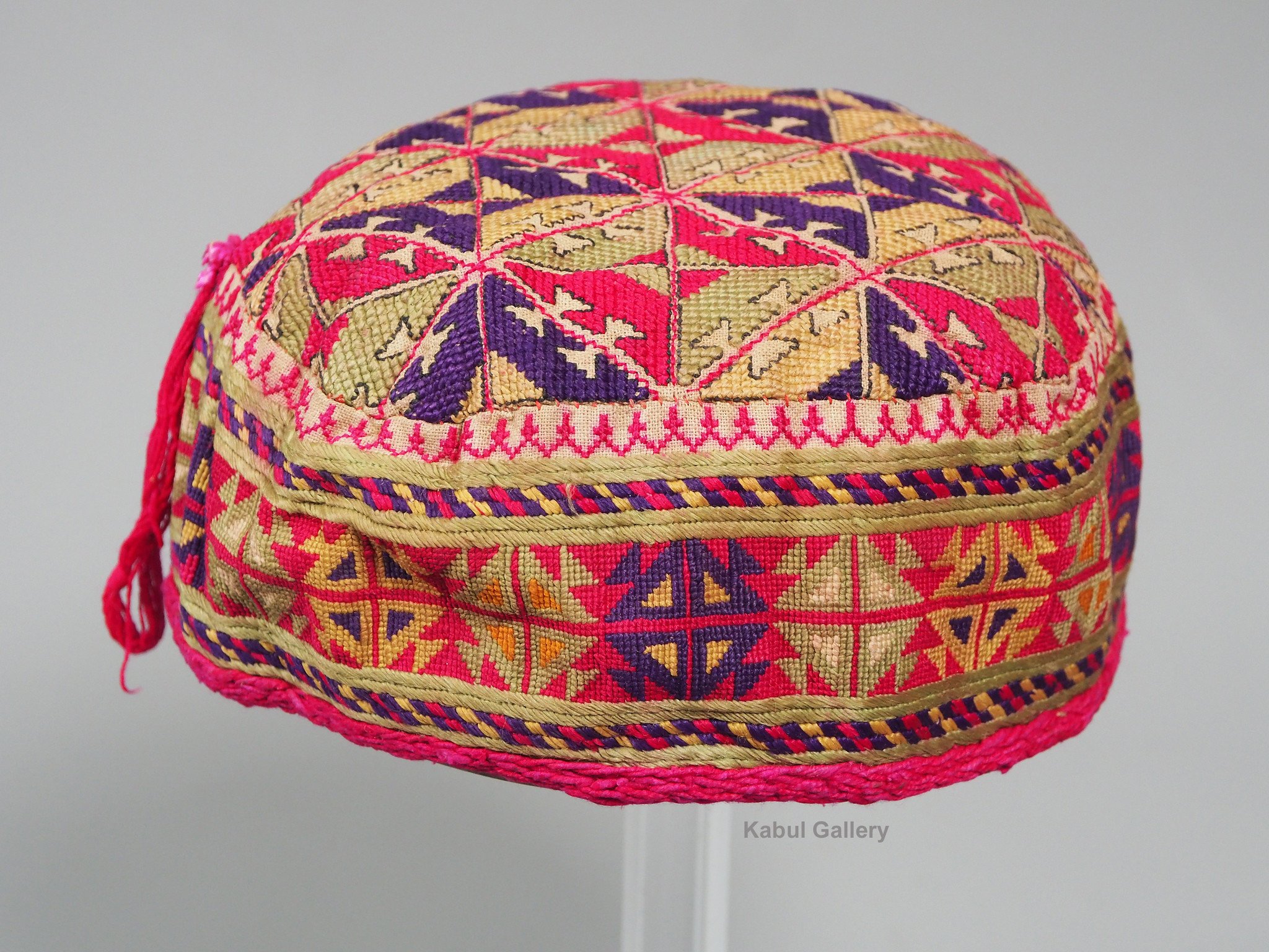 hand embroidered Women’s Caps and Ceremonial Headdress from Gilgit-Baltistan No:21/  F