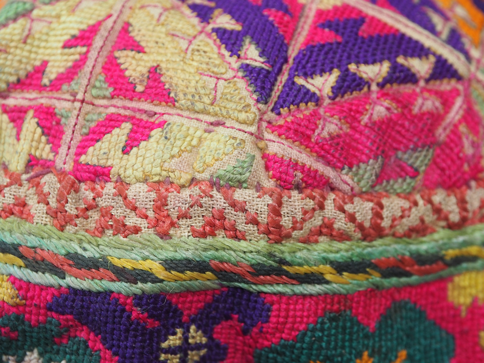 hand embroidered Women’s Caps and Ceremonial Headdress from Gilgit-Baltistan No:21/ G