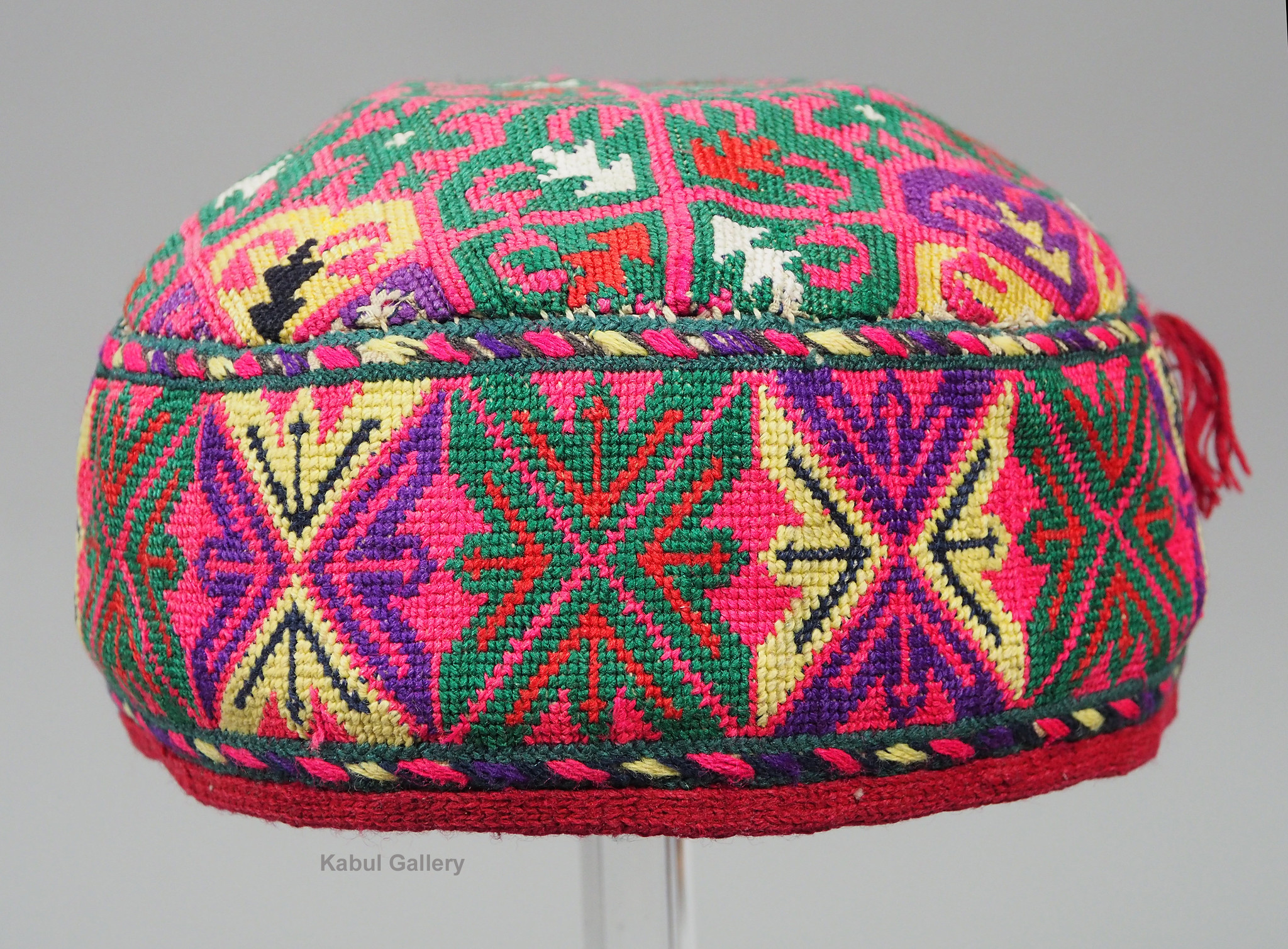 hand embroidered Women’s Caps and Ceremonial Headdress from Gilgit-Baltistan No:21/ j