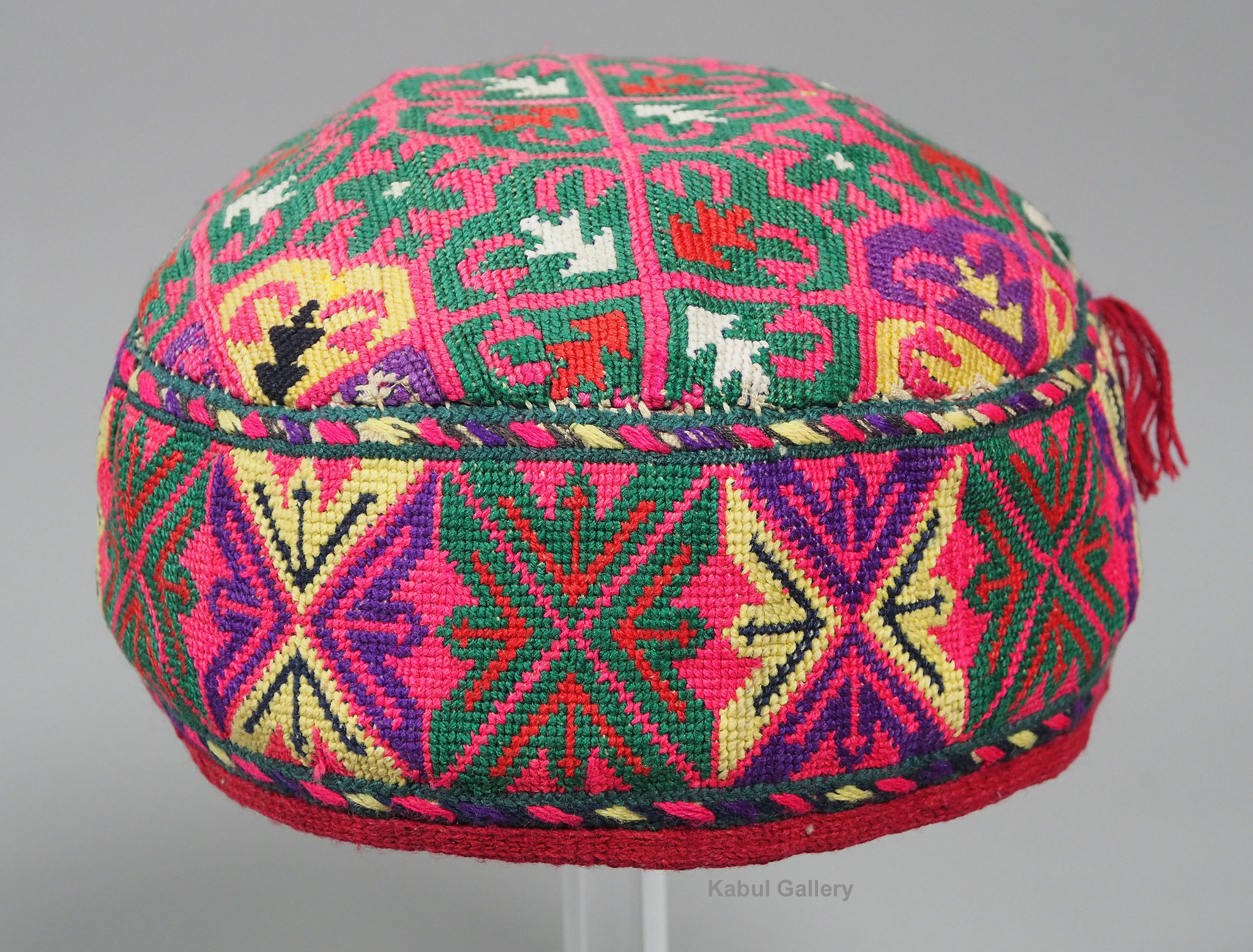 hand embroidered Women’s Caps and Ceremonial Headdress from Gilgit-Baltistan No:21/ j