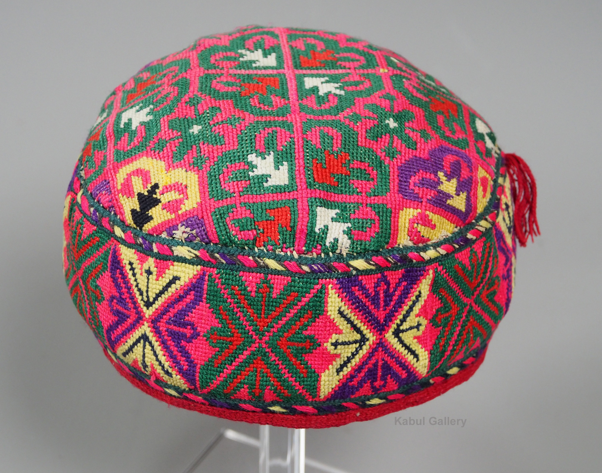hand embroidered Women’s Caps and Ceremonial Headdress from Gilgit-Baltistan No:21/ j