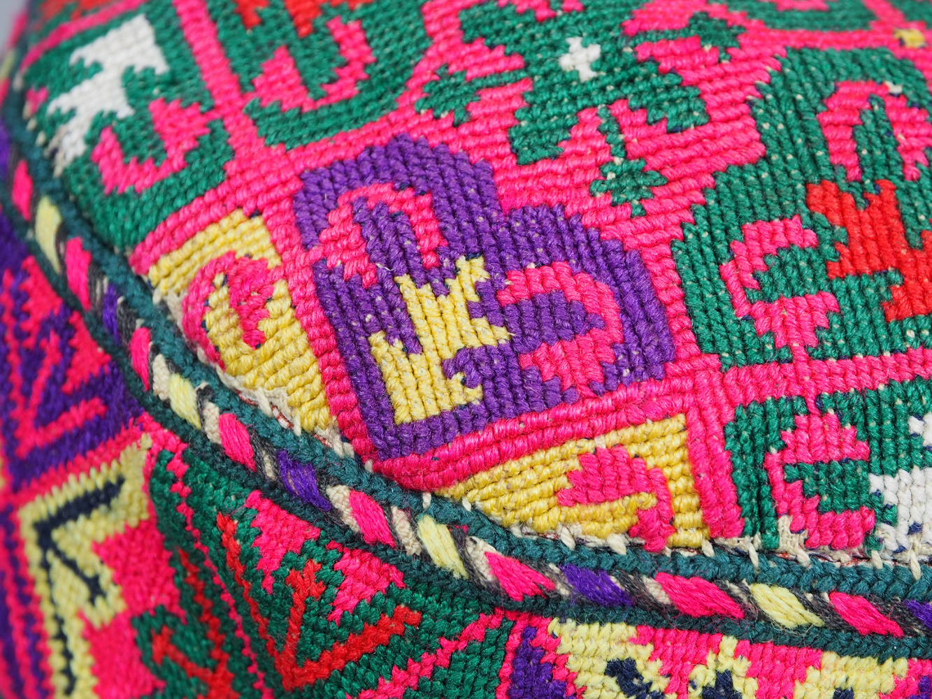 hand embroidered Women’s Caps and Ceremonial Headdress from Gilgit-Baltistan No:21/ j