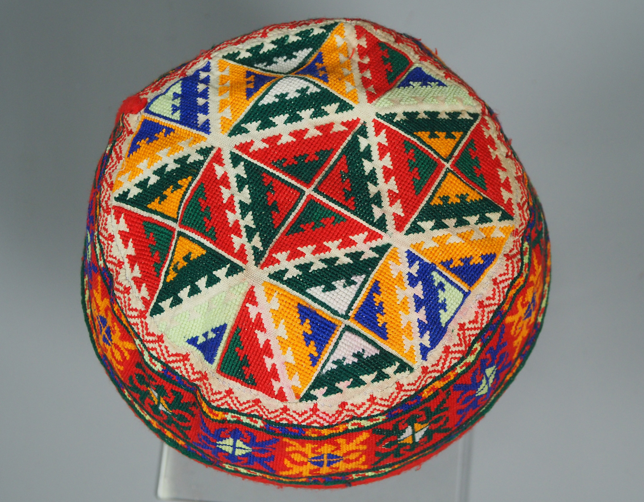 hand embroidered Women’s Caps and Ceremonial Headdress from Gilgit-Baltistan No:21/ K