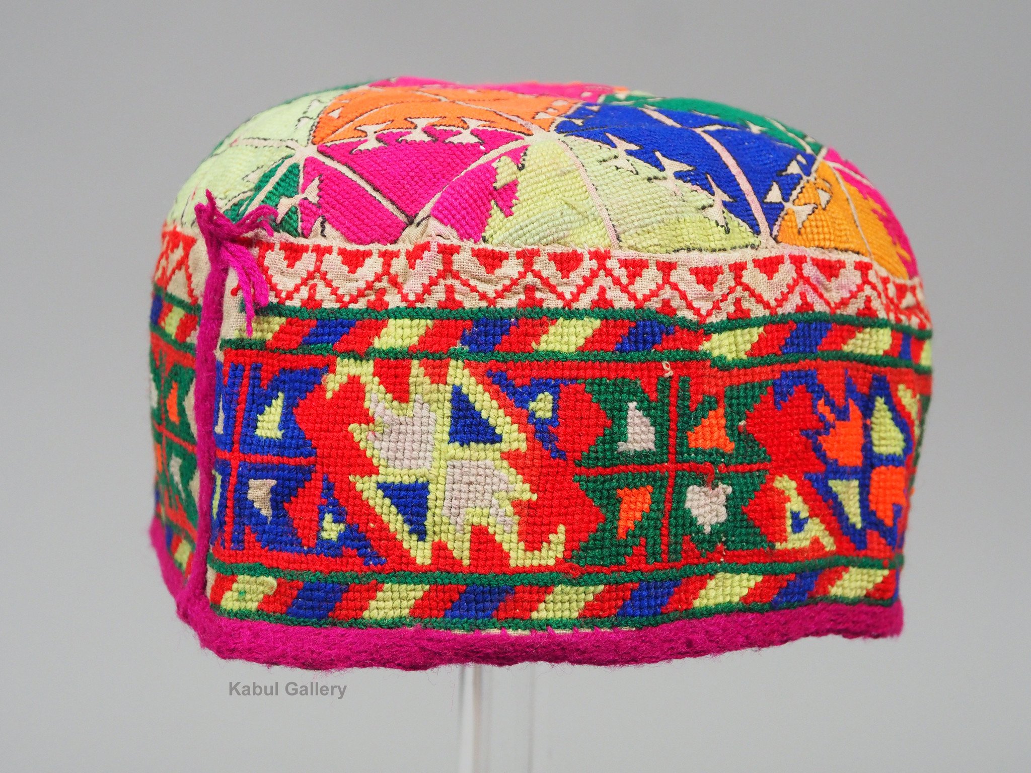 hand embroidered Women’s Caps and Ceremonial Headdress from Gilgit-Baltistan No:21/N