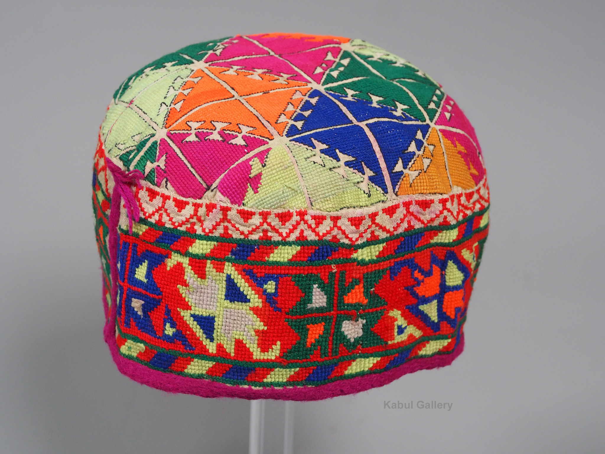 hand embroidered Women’s Caps and Ceremonial Headdress from Gilgit-Baltistan No:21/N