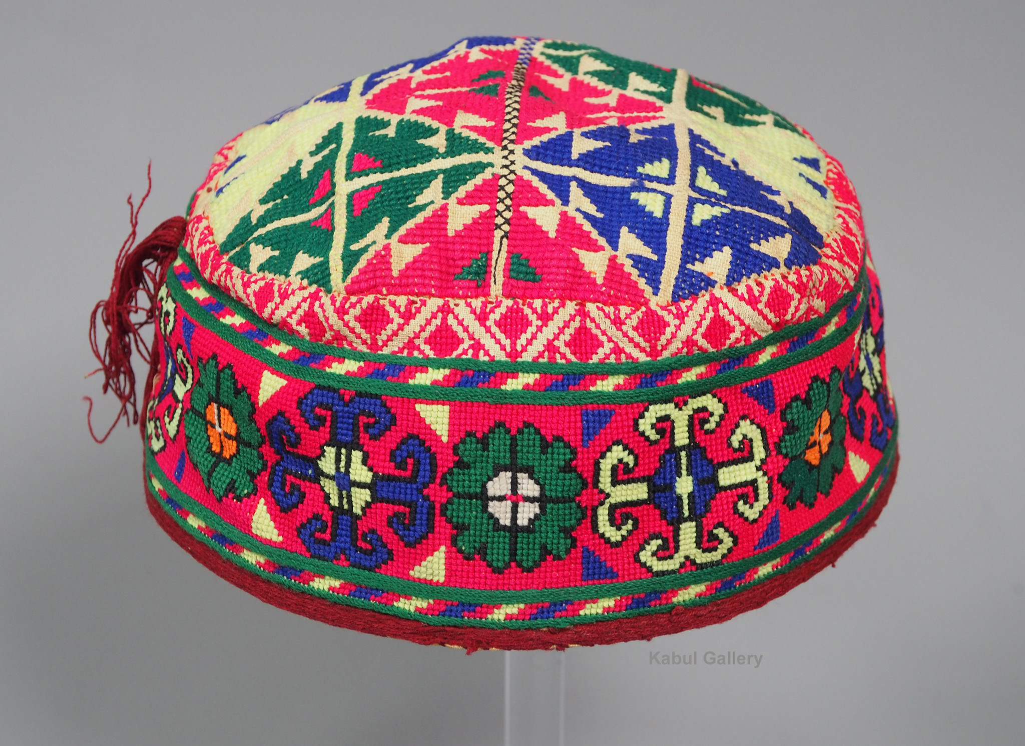 hand embroidered Women’s Caps and Ceremonial Headdress from Gilgit-Baltistan No:21/ O